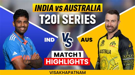 cricket match india vs australia live score